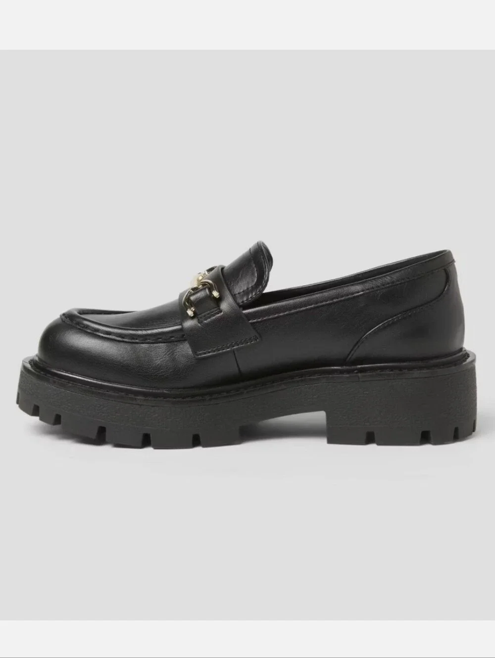 New w/Tags Wild Fable Chapman Vegan Leather Lug Sole Platform Loafers Size 8 - Picture 2 of 5